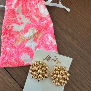 Lilly Pulitzer Gold Bubble Earrings